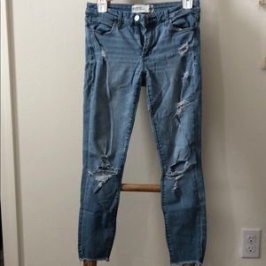 abercrombie ankle jeans